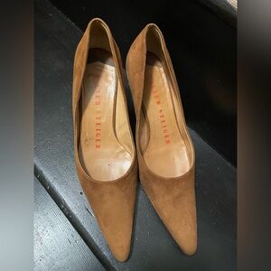 Vintage Walter Steiger Tan Suede Heels
